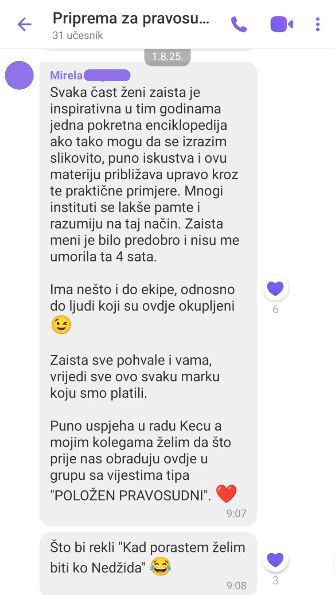 Pripreme za pravosudni ispit – nivo BiH - Utisci učesnika Priprema za pravosudni ispit – nivo BiH - utisak polaznika 5